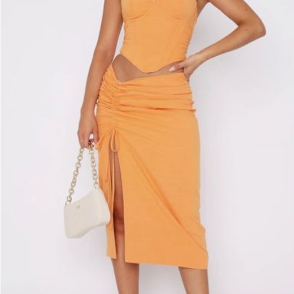 NEW W TAGS Do It My Way Orange Skirt